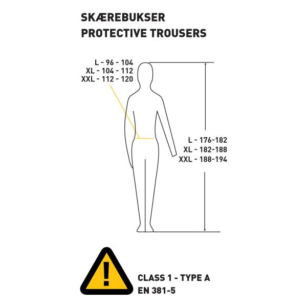 Schnittschutzhosen XXL